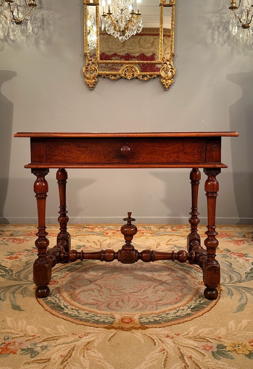 Louis XIII Period Writing Table 17th Century-photo-2
