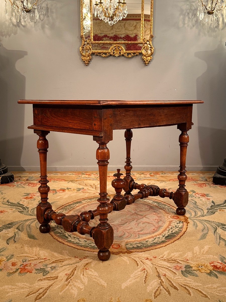 Louis XIII Period Writing Table 17th Century-photo-4