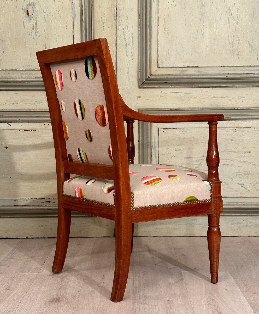 Jacob Desmalter, Armchair With Flat Back, Empire Period Circa 1810-photo-4