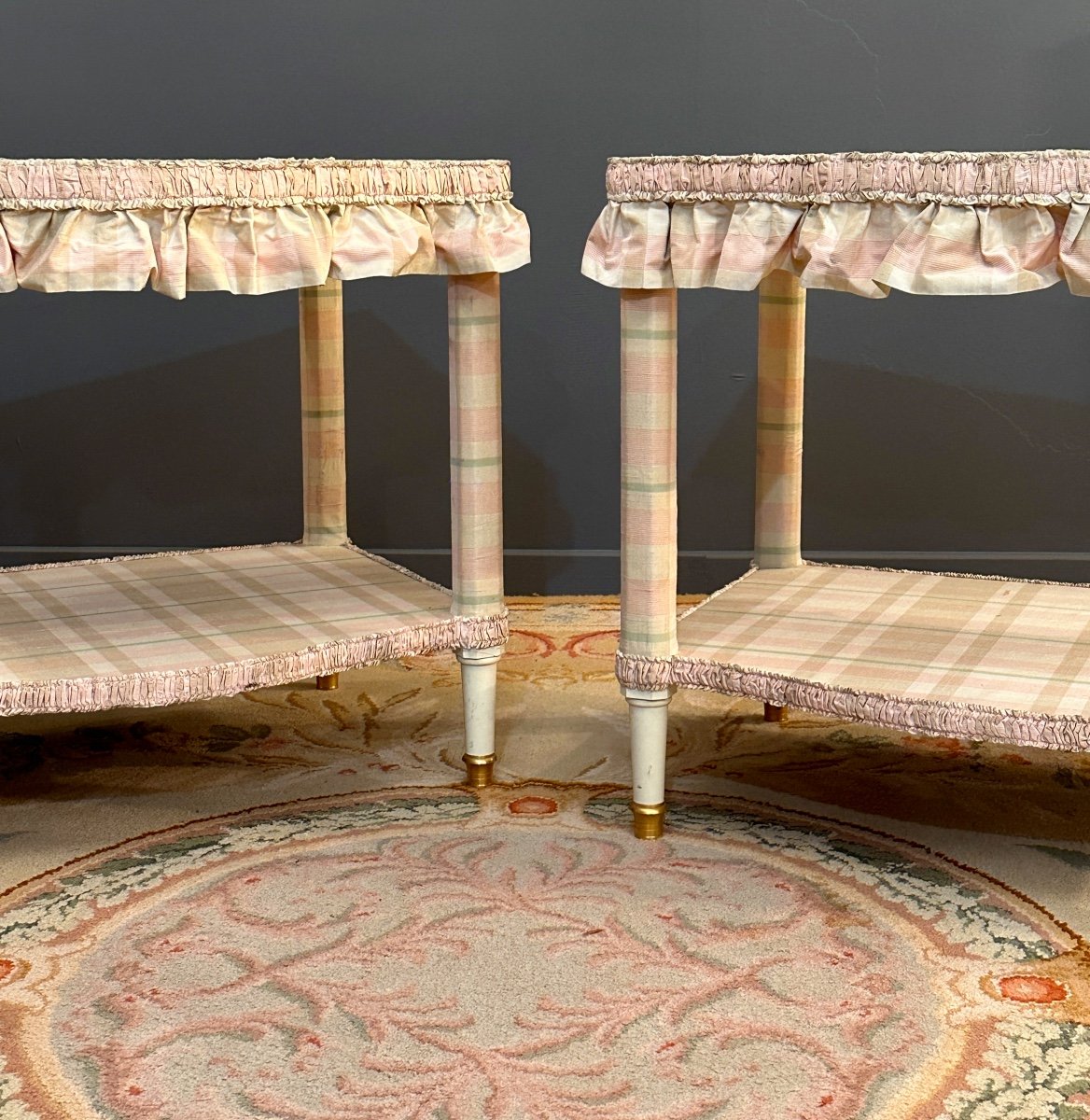 Maison Jansen, Pair Of Sofa Ends Circa 1960-photo-2