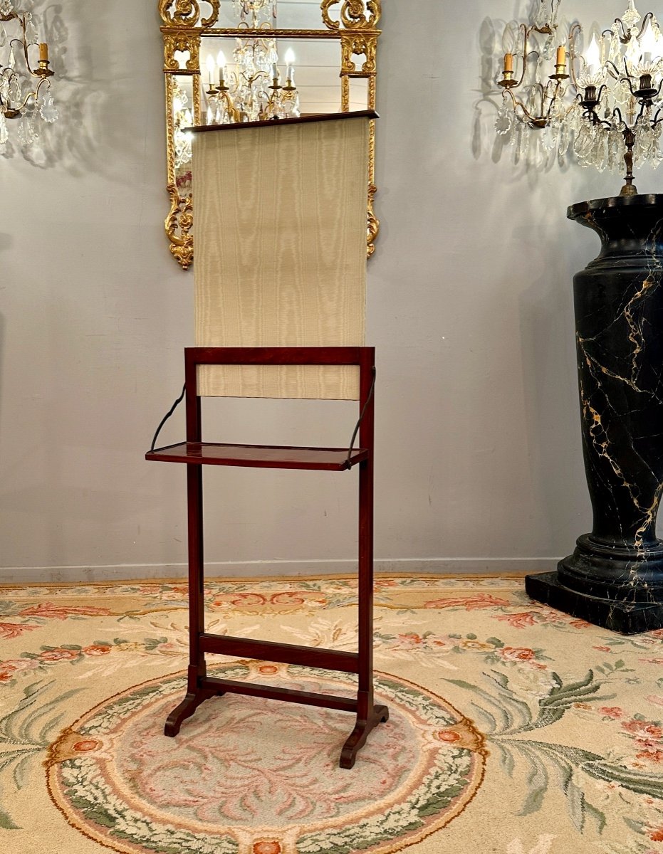 Fire Screen Fireplace Screen In Mahogany Louis XVI Period Circa 1780-photo-2