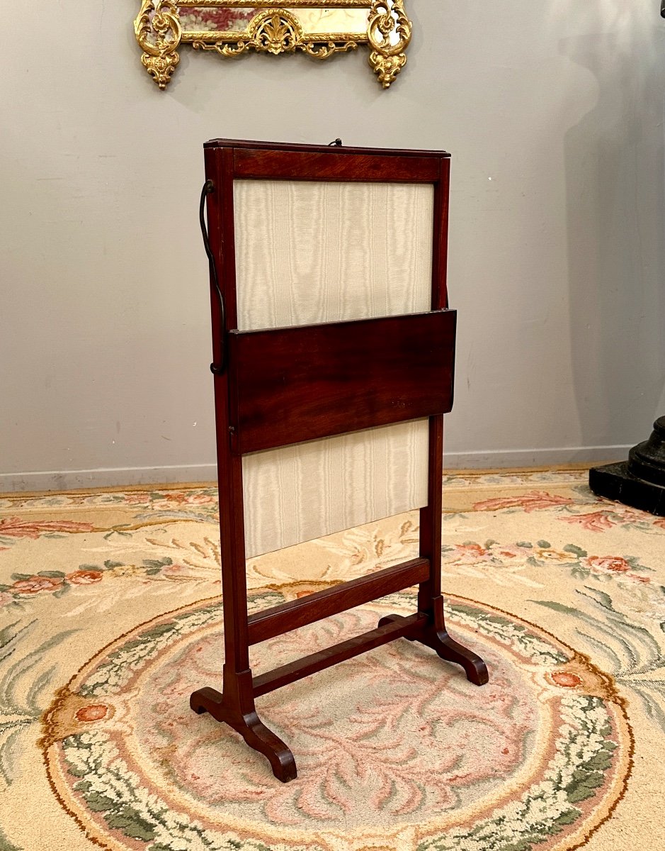 Fire Screen Fireplace Screen In Mahogany Louis XVI Period Circa 1780-photo-2