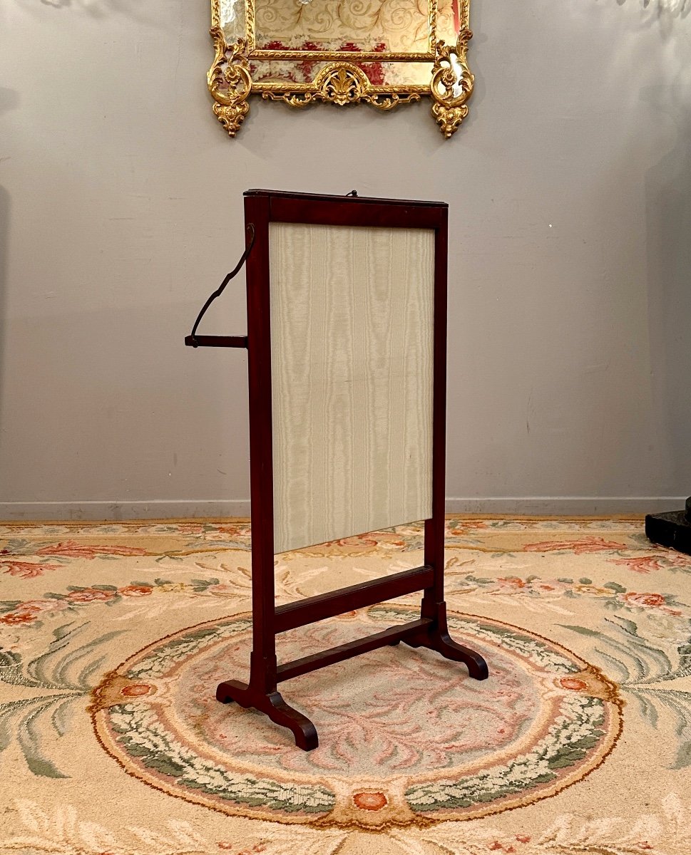 Fire Screen Fireplace Screen In Mahogany Louis XVI Period Circa 1780-photo-4