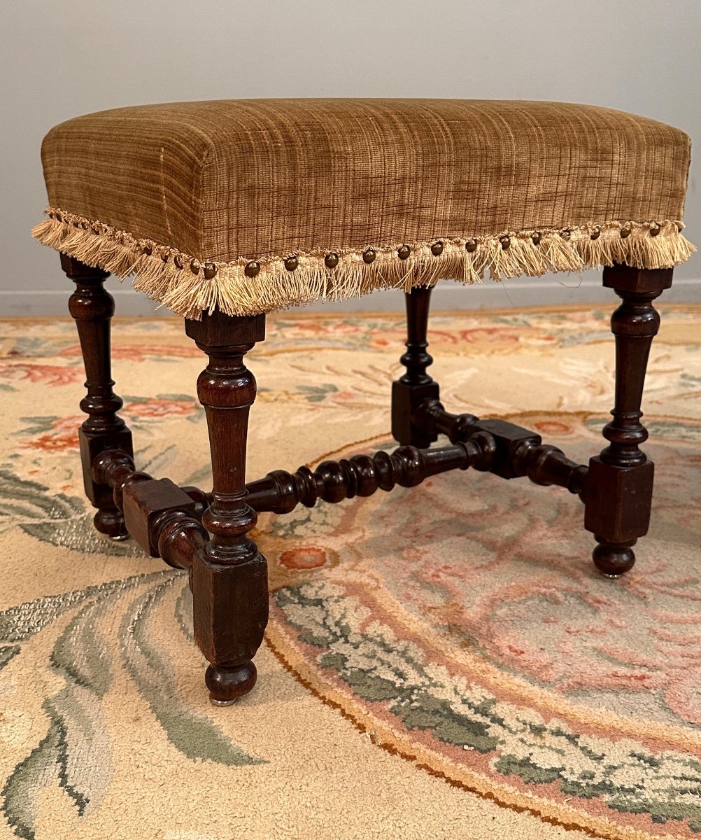 Suite Of Louis XIV Period Stools From The 17th Century-photo-4