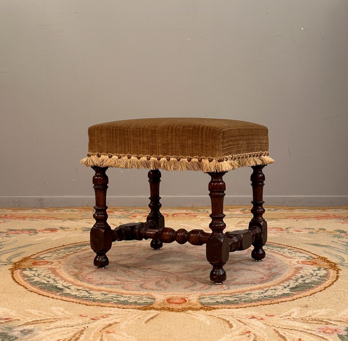 Suite Of Louis XIV Period Stools From The 17th Century-photo-5