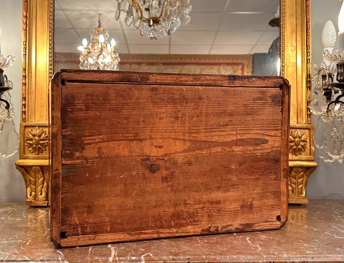 Hache, Coffret En Marqueterie d'Epoque XVIIIème -photo-4