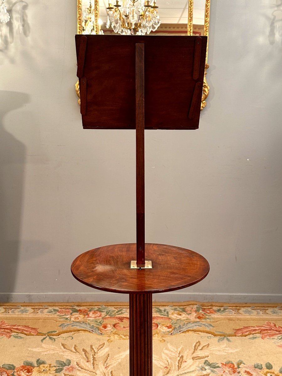 19th Century Mahogany Pedestal Lectern -photo-2