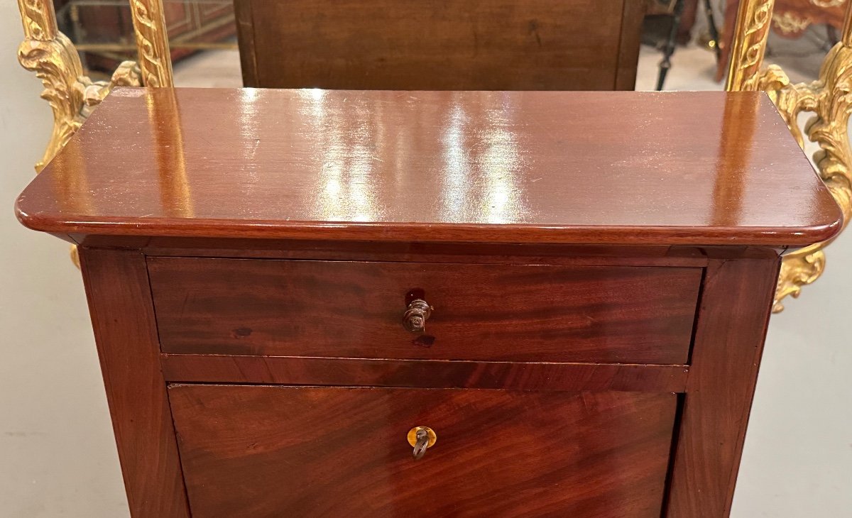 Child's Secretary In Mahogany, Restoration Period Circa 1820-photo-4