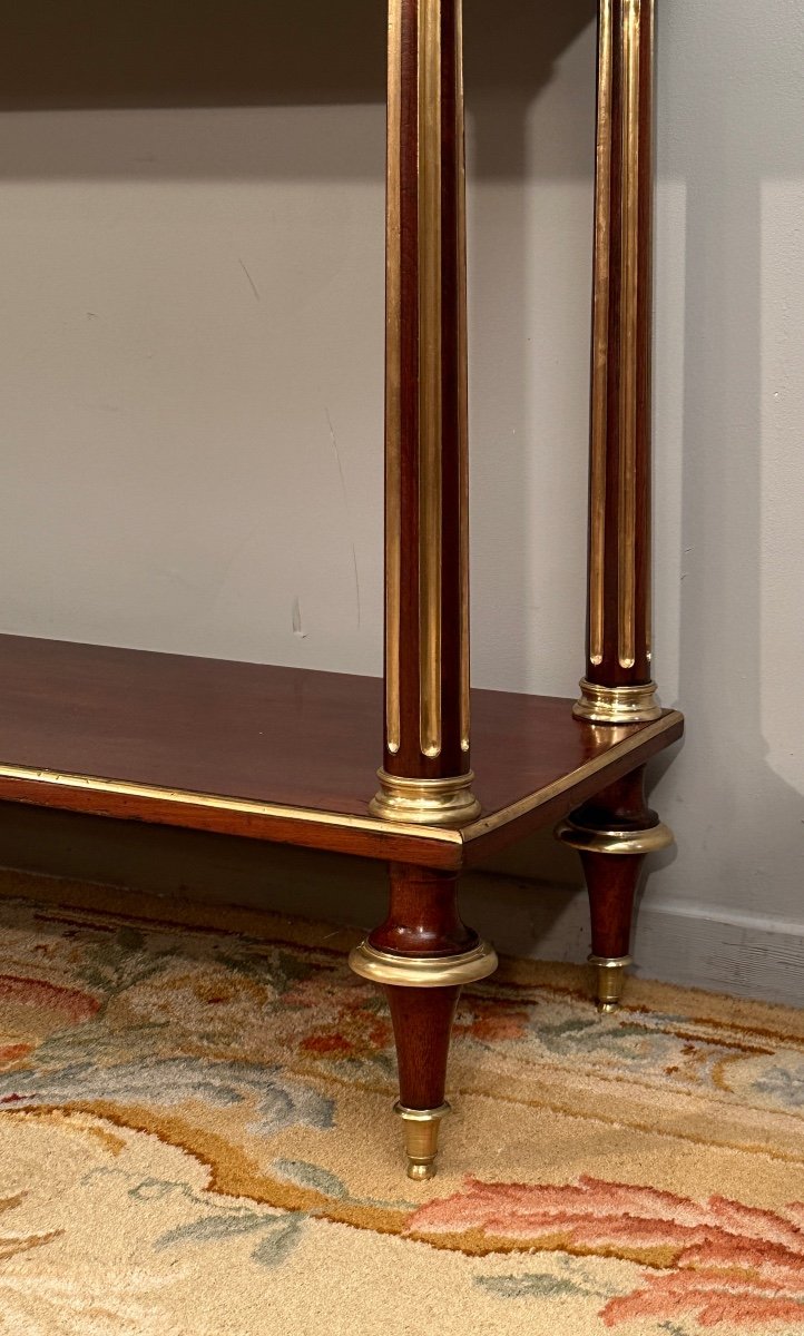 Louis XVI Period Mahogany Console Table Circa 1780-photo-4