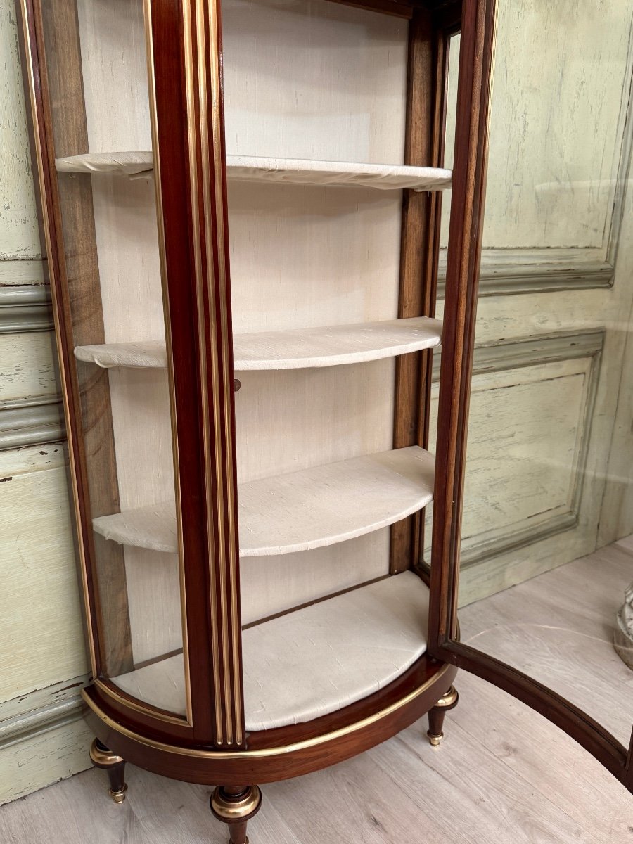 Proantic: Vitrine En Acajou De Style Louis XVI Vers 1860