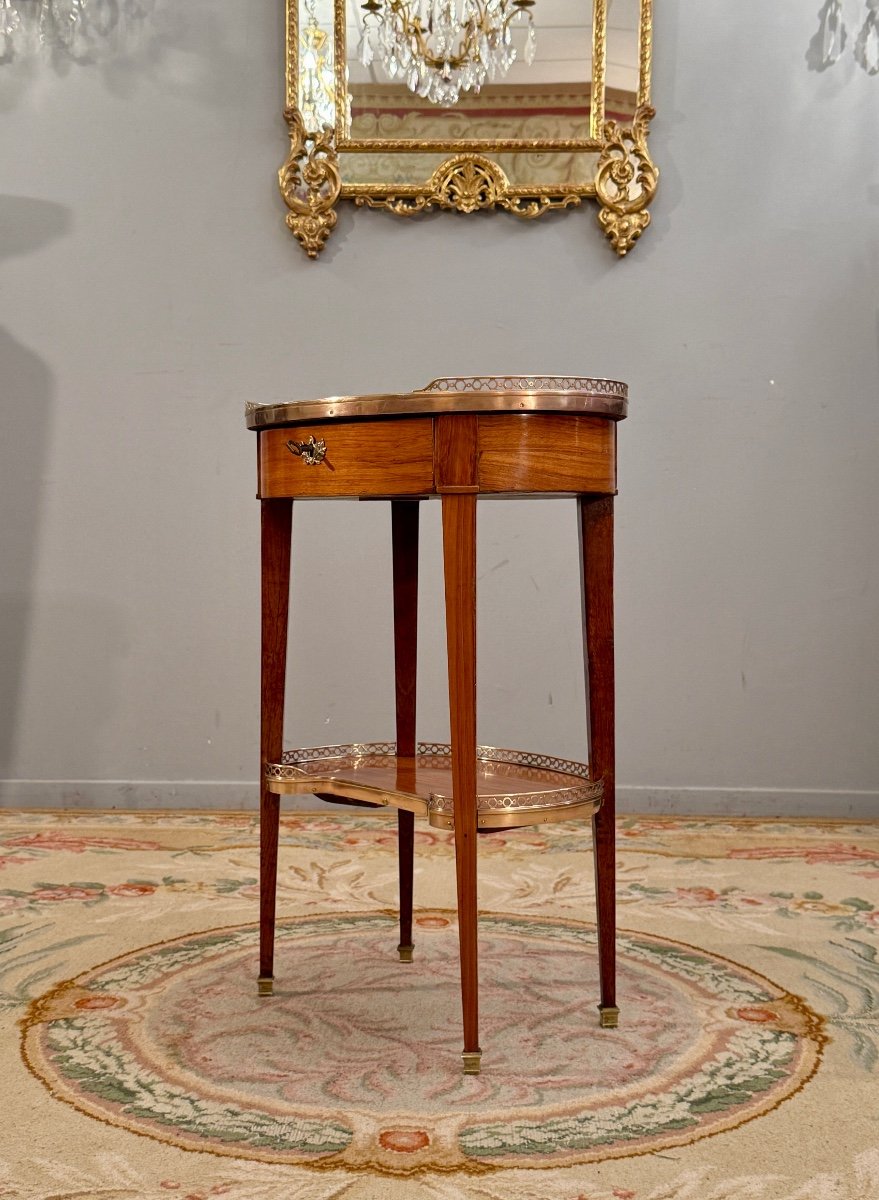 Etienne Avril, Louis XVI Period Stamped Writing Desk Table Circa 1780-photo-4