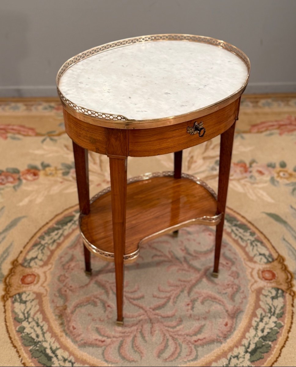 Etienne Avril, Louis XVI Period Stamped Writing Desk Table Circa 1780-photo-4
