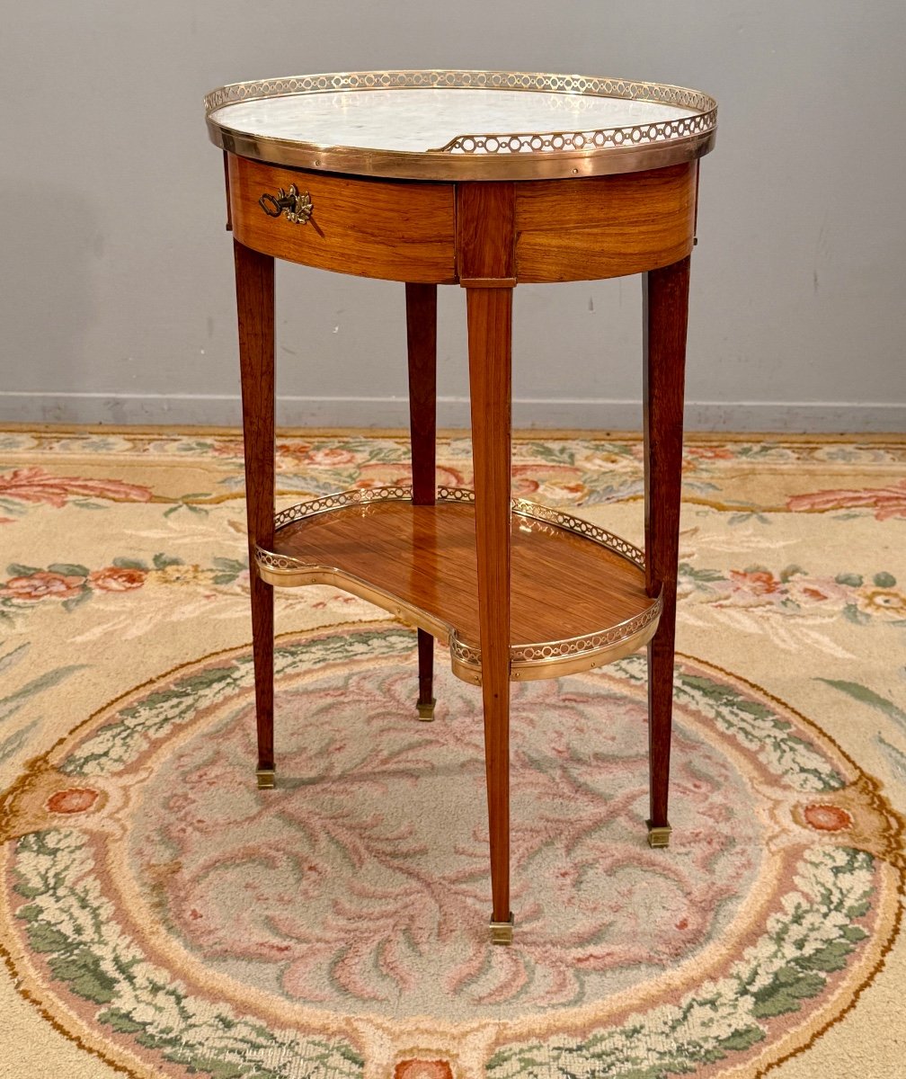 Etienne Avril, Louis XVI Period Stamped Writing Desk Table Circa 1780-photo-6