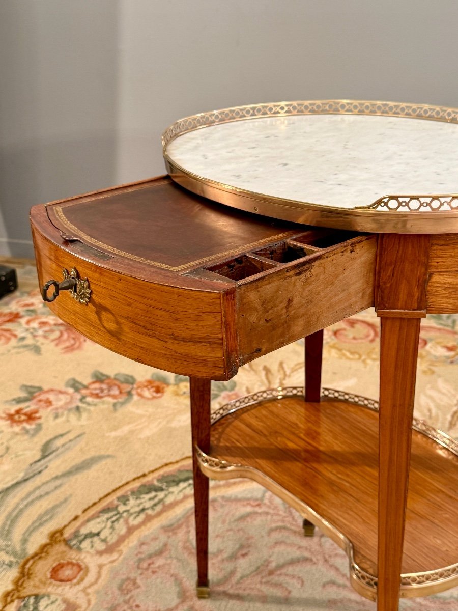 Etienne Avril, Louis XVI Period Stamped Writing Desk Table Circa 1780-photo-7