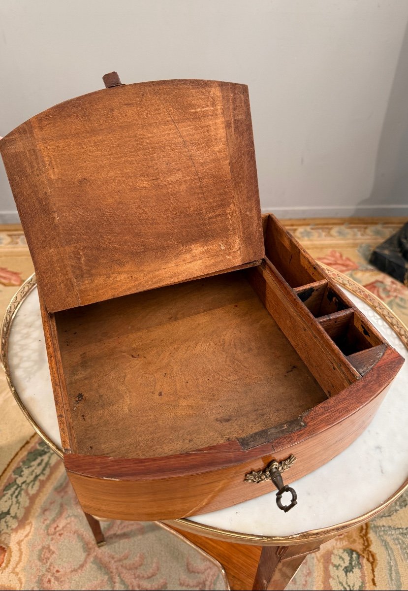 Etienne Avril, Louis XVI Period Stamped Writing Desk Table Circa 1780-photo-8