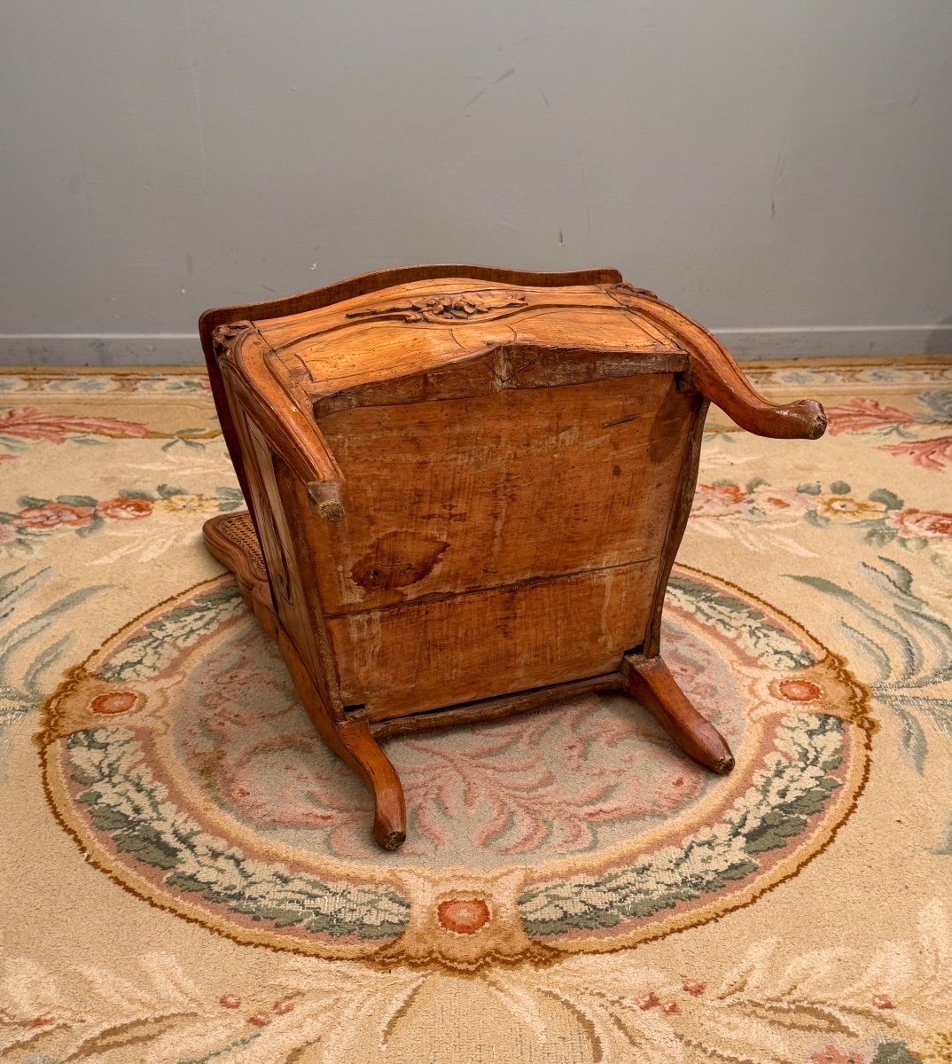 Louis XV Period Commode Chair, Circa 1760.-photo-5