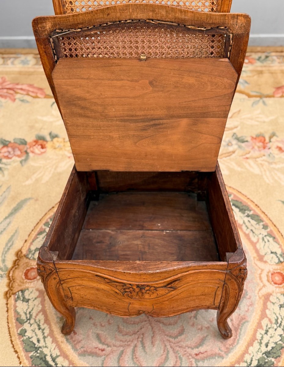 Louis XV Period Commode Chair, Circa 1760.-photo-6