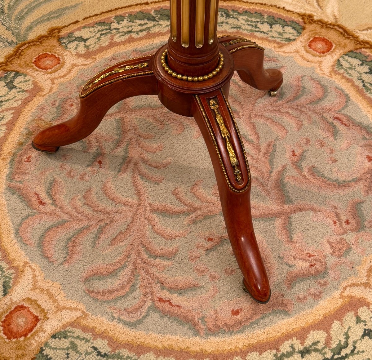 Louis XVI Period Mahogany Tilting Gueridon, Circa 1780-photo-6