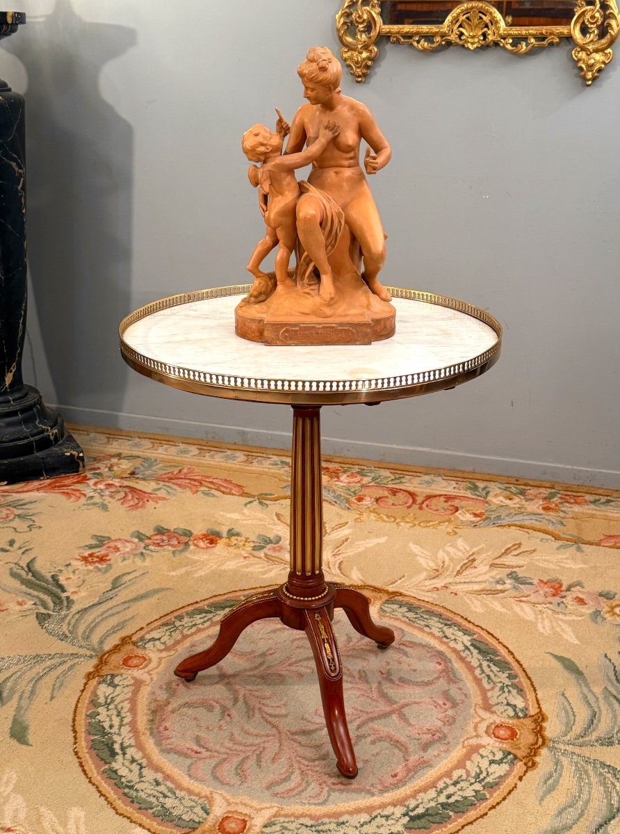 Louis XVI Period Mahogany Tilting Gueridon, Circa 1780