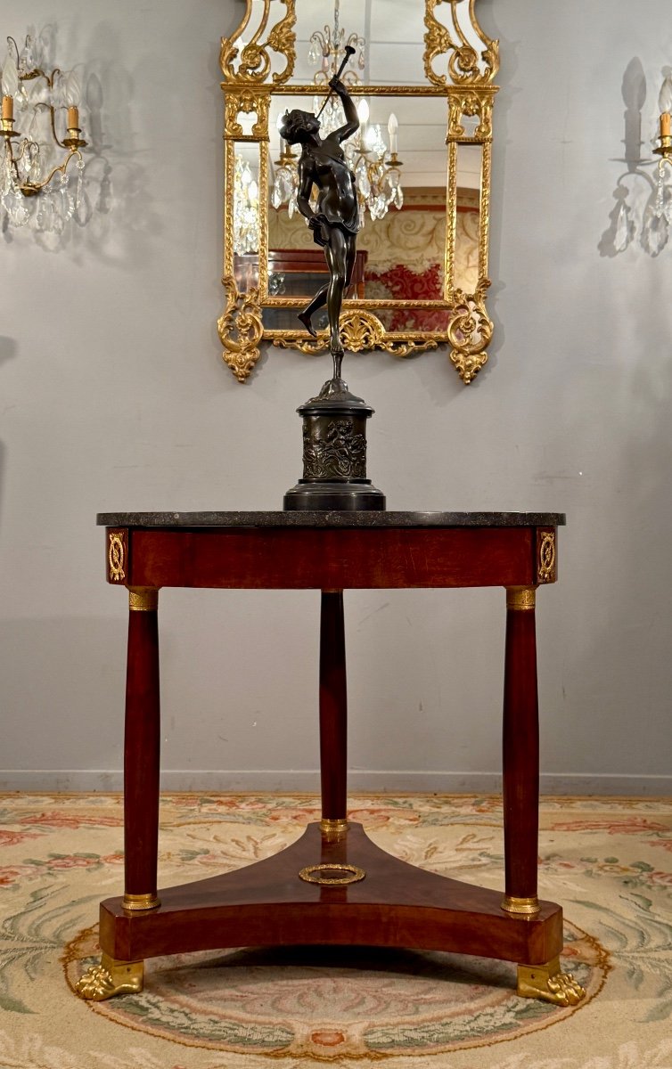 19th Century Empire Style Mahogany Gueridon