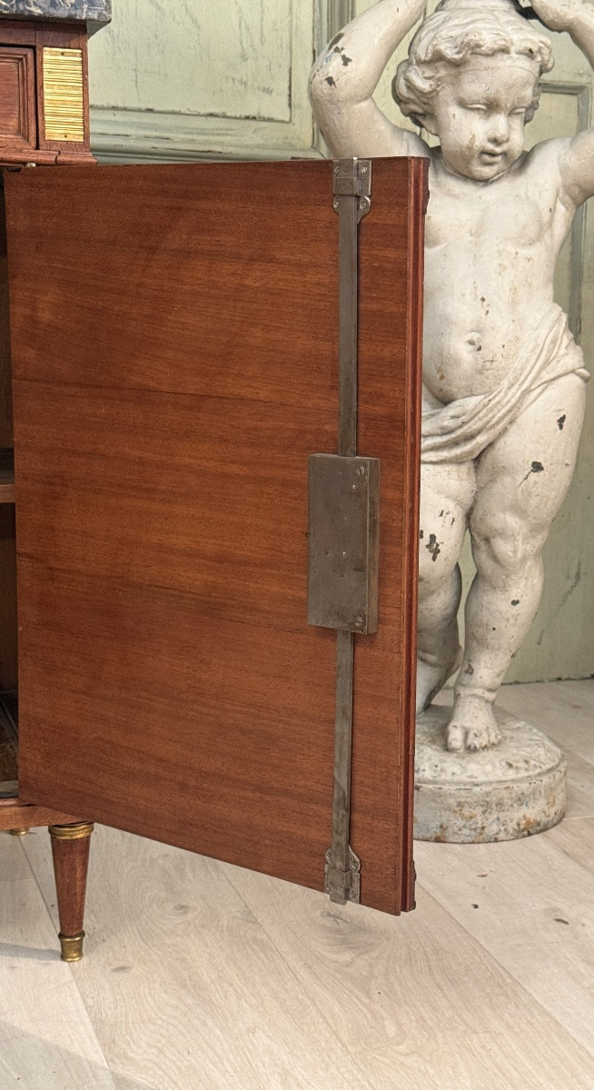 Buffet, Meuble d'Entre Deux En Acajou d'Epoque Louis XVI Vers 1780-photo-4
