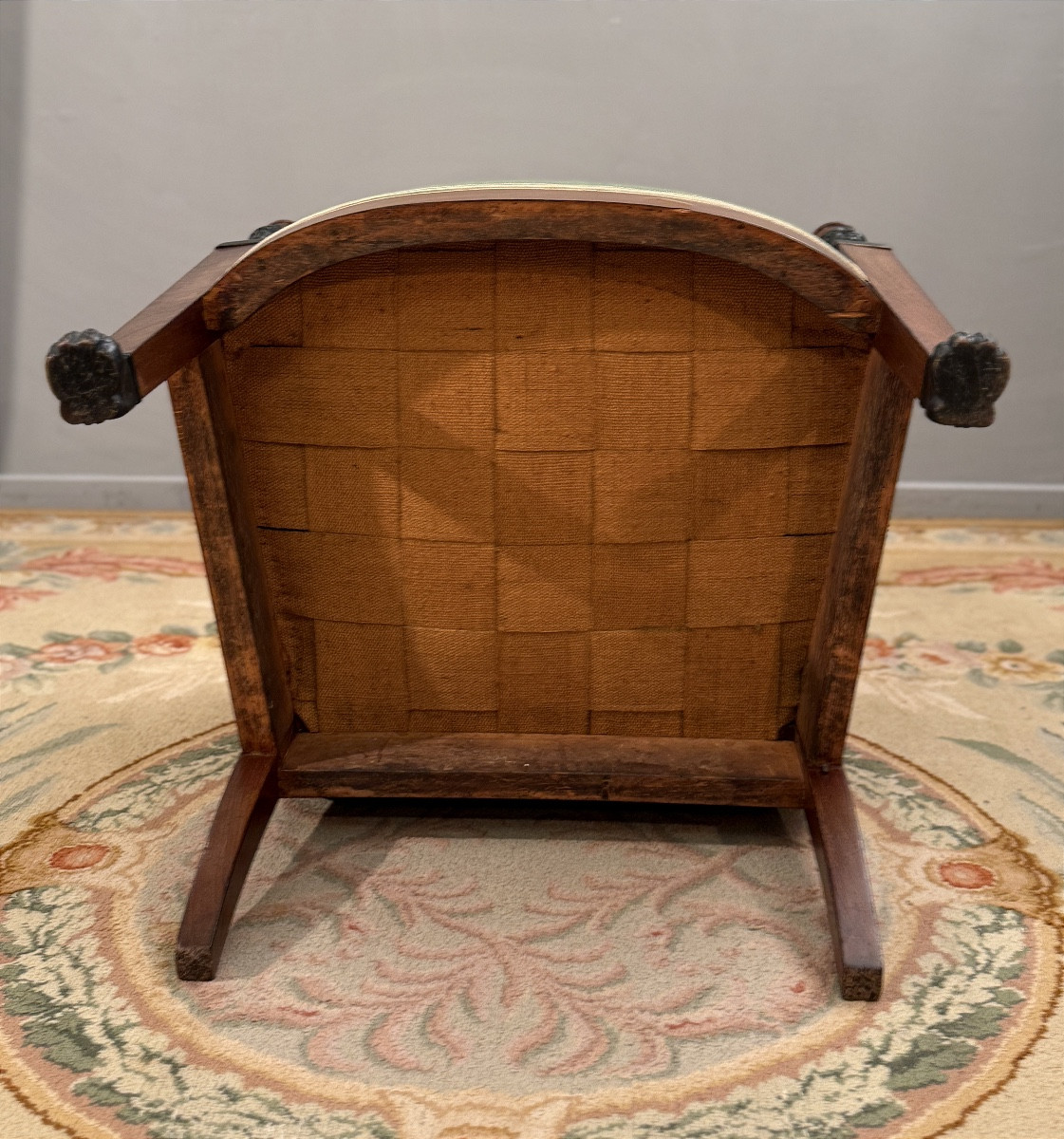 Bergère En Acajou d'Epoque Consulat Retour d'Egypte Vers 1800-photo-3