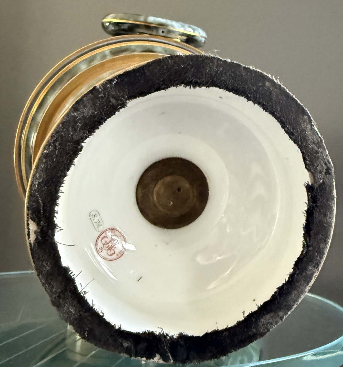 Sevres, 19th Century Porcelain Baluster Covered Vase Circa 1880-photo-2