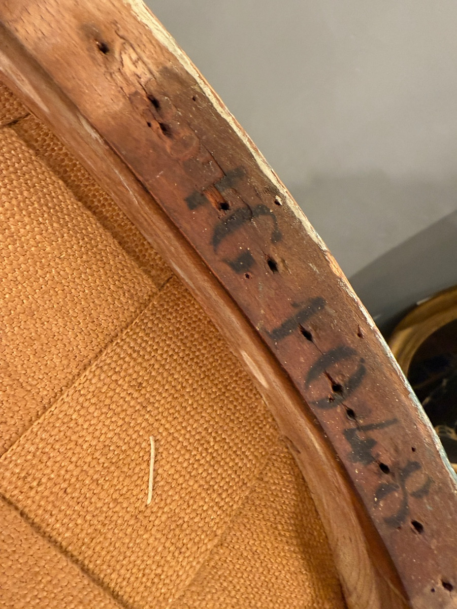 Jean-pierre Louis, Salon Furniture Stamped Imperial Provenance, Empire Period, Circa 1810-photo-4