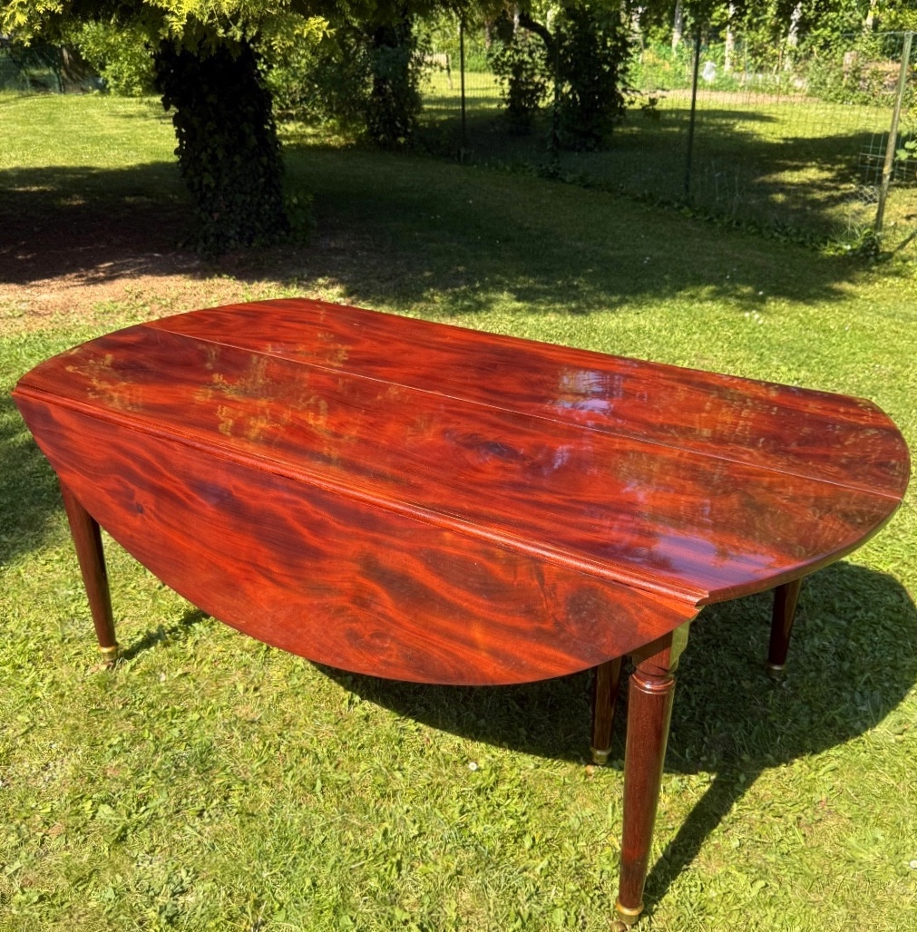 Louis XVI Period Mahogany 8-leg Extendable Table, Circa 1780 (5 Meters)