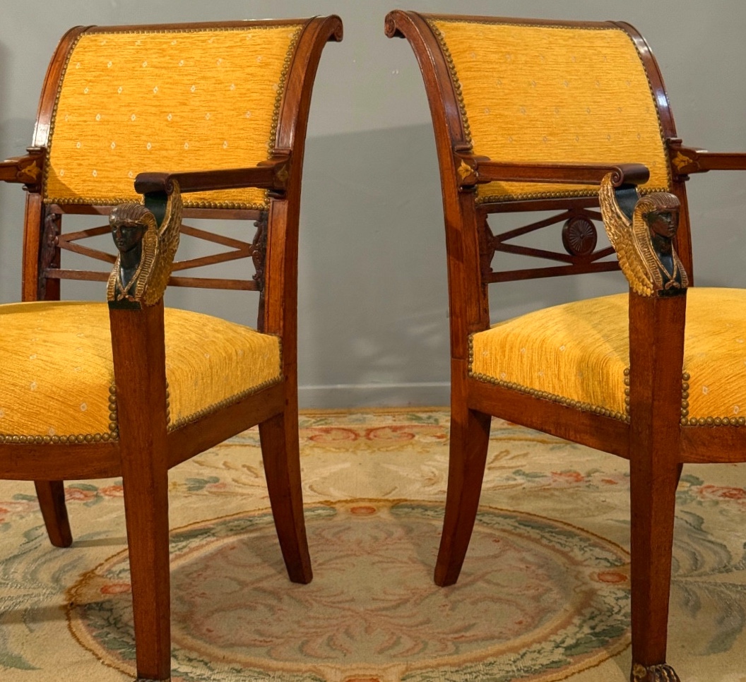 Jacob  Frères, Mobilier de Salon Estampillé d'Epoque Consulat (1796 - 1803)-photo-5