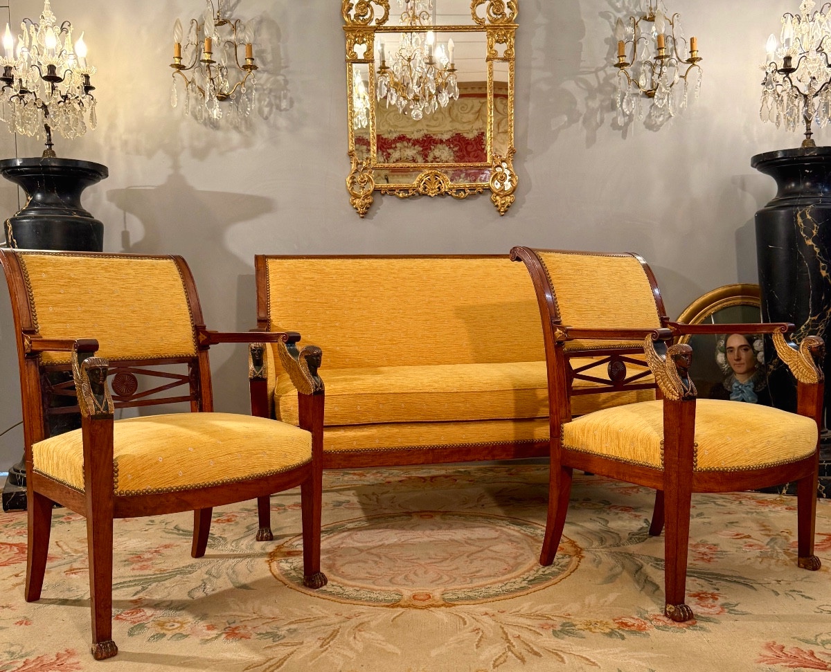 Jacob  Frères, Mobilier de Salon Estampillé d'Epoque Consulat (1796 - 1803)