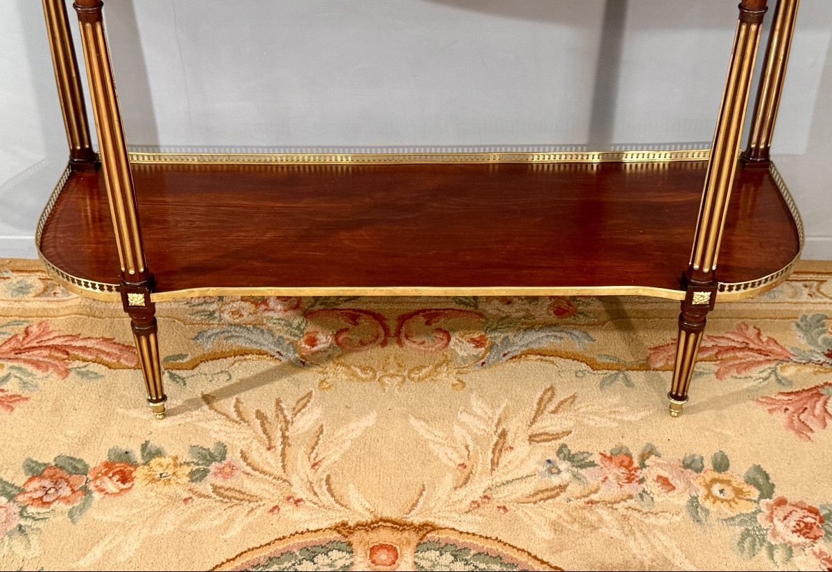 Important Louis XVI Mahogany Console Table, Circa 1780-photo-2