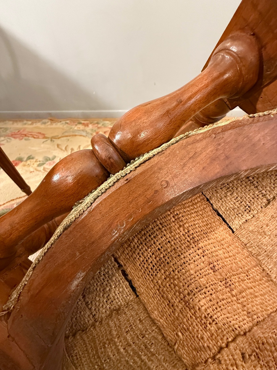 Georges Jacob, Paire de Chaises Estampillées d'Epoque Louis XVI, Vers 1780.-photo-5