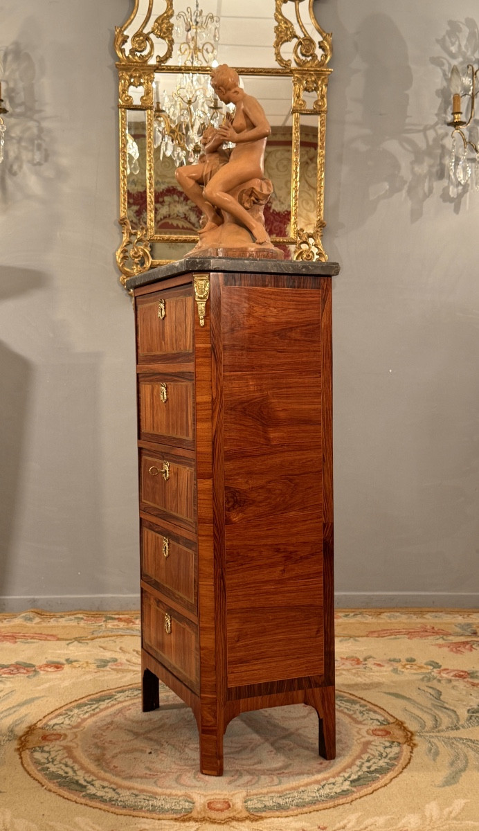 Etienne Avril, Petit Secrétaire de Dame Estampillé d'Epoque Louis XVI, Vers 1780-photo-3