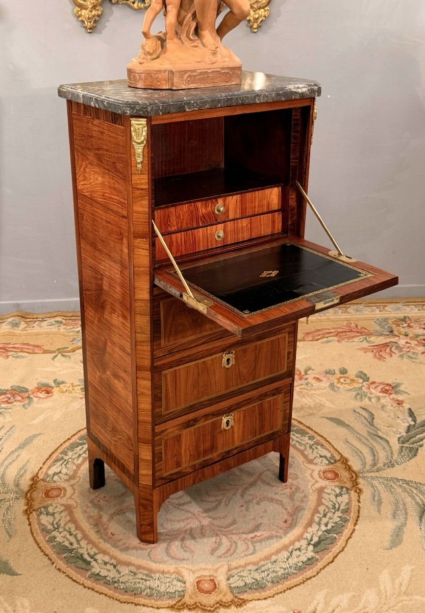 Etienne Avril, Petit Secrétaire de Dame Estampillé d'Epoque Louis XVI, Vers 1780