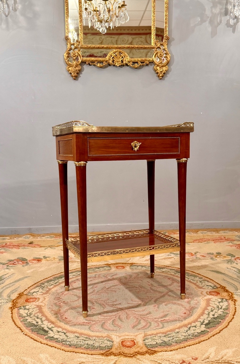 Louis XVI Mahogany Writing Table, Circa 1780-photo-4