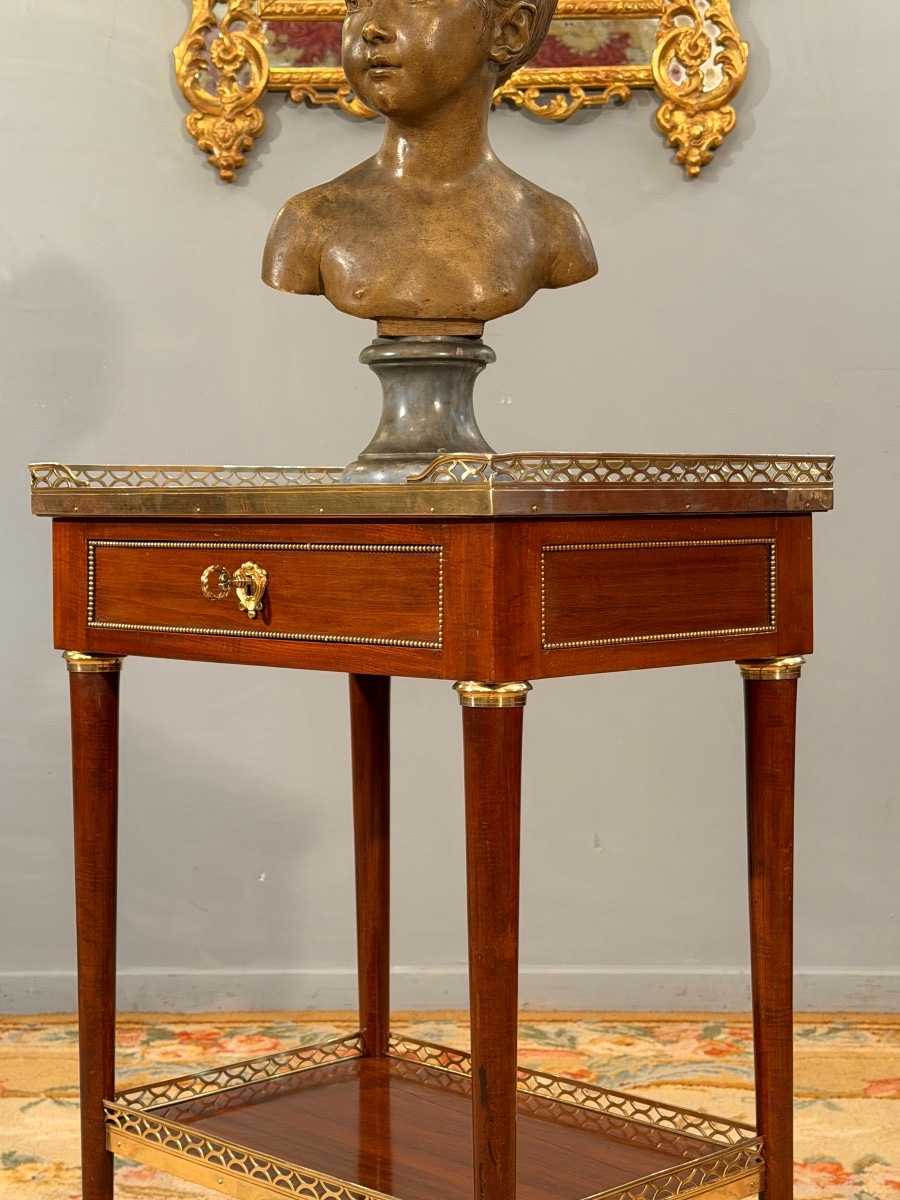 Louis XVI Mahogany Writing Table, Circa 1780-photo-1