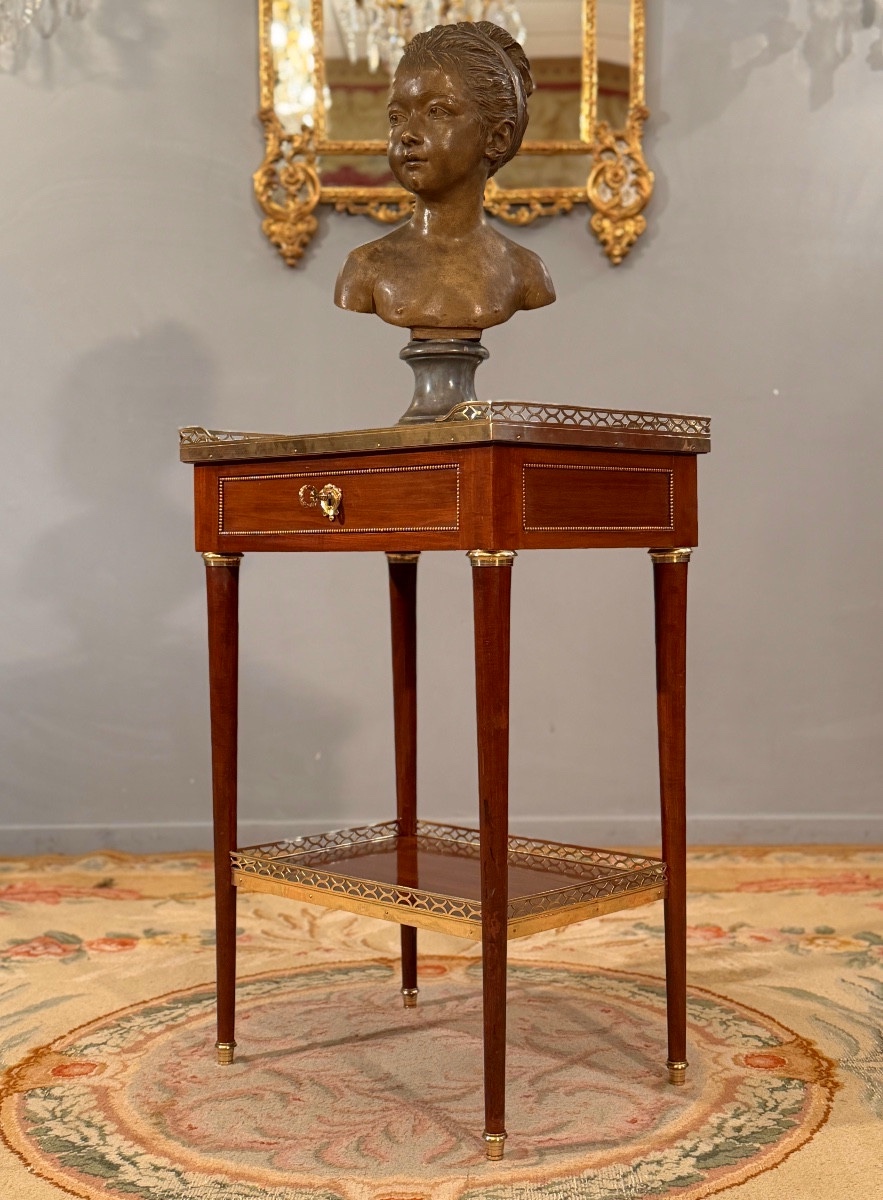 Louis XVI Mahogany Writing Table, Circa 1780-photo-6