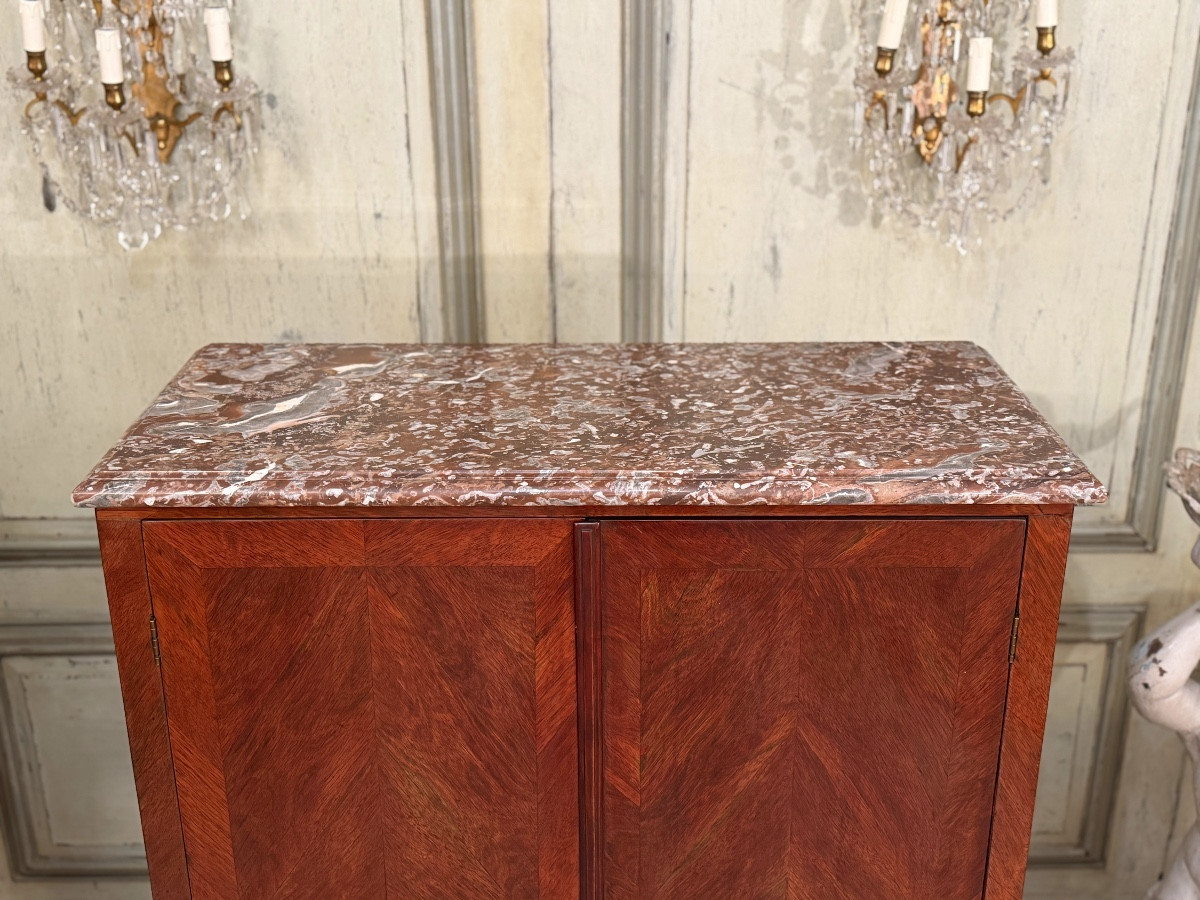 Petite Armoire, Meuble à Hauteur d'Appui d'Epoque Régence, Vers 1720.-photo-3