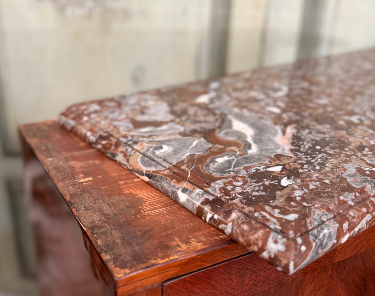 Petite Armoire, Meuble à Hauteur d'Appui d'Epoque Régence, Vers 1720.-photo-5