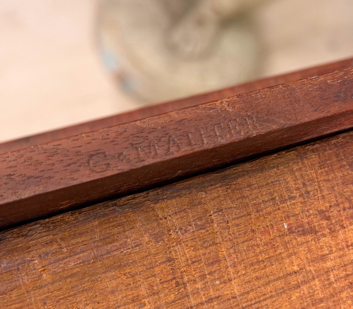 Conrad Mauter, Table à Ecrire en Acajou d'Epoque Louis XVI, vers 1780-photo-2