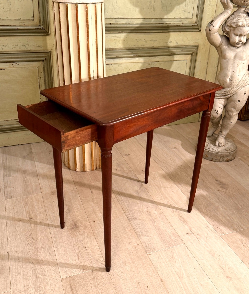 Conrad Mauter, Table à Ecrire en Acajou d'Epoque Louis XVI, vers 1780-photo-4