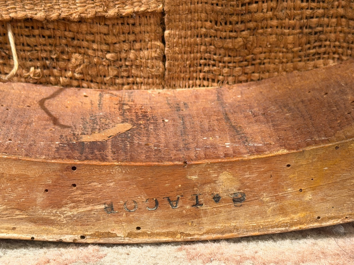 Georges Jacob, Louis XVI Period Stamped Armchair, Circa 1770-photo-6