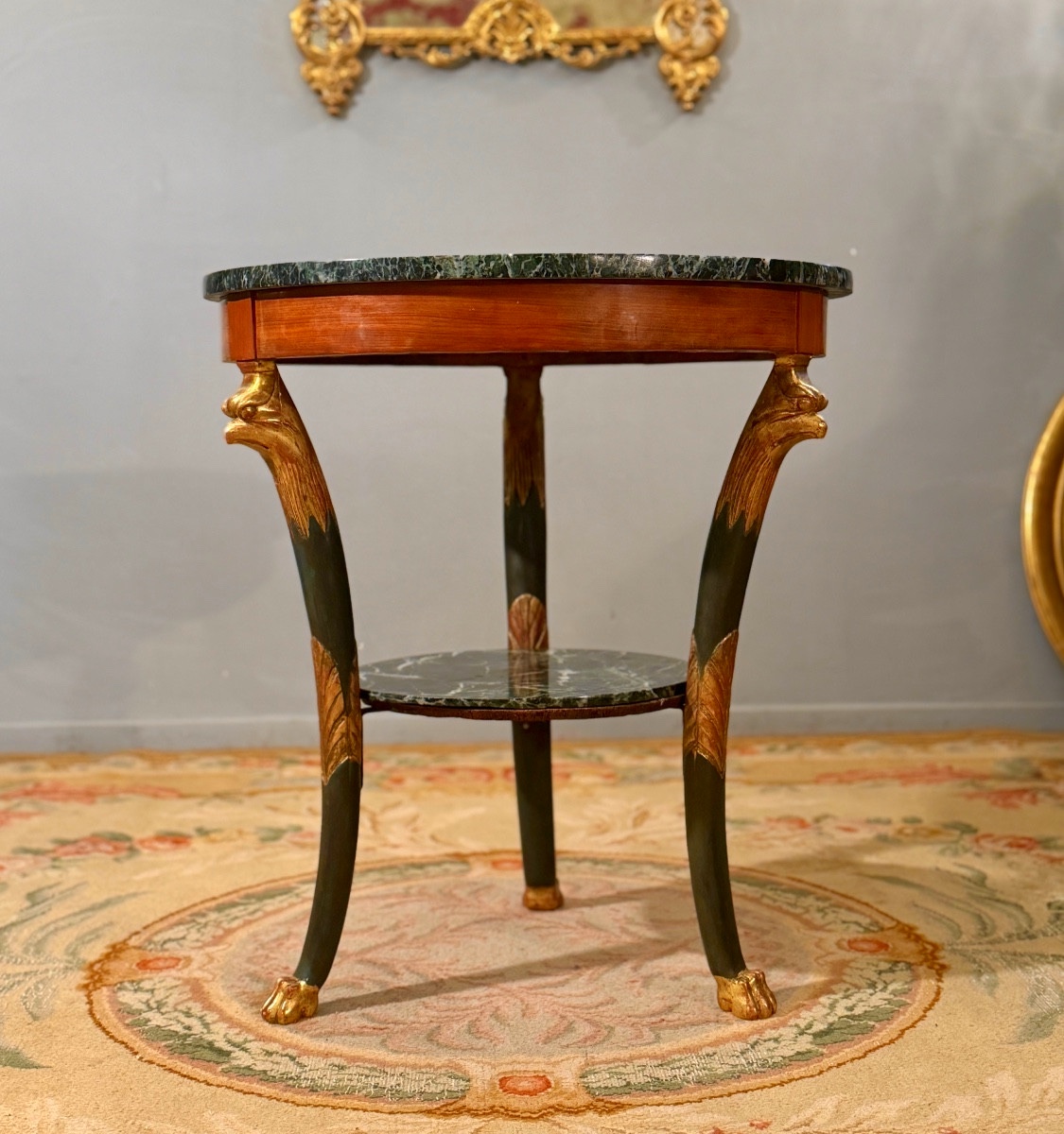 Guéridon en Acajou d'Epoque Consulat, Vers 1800-photo-2