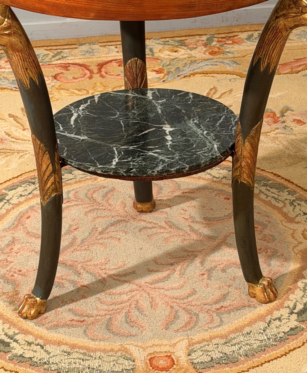 Guéridon en Acajou d'Epoque Consulat, Vers 1800-photo-3