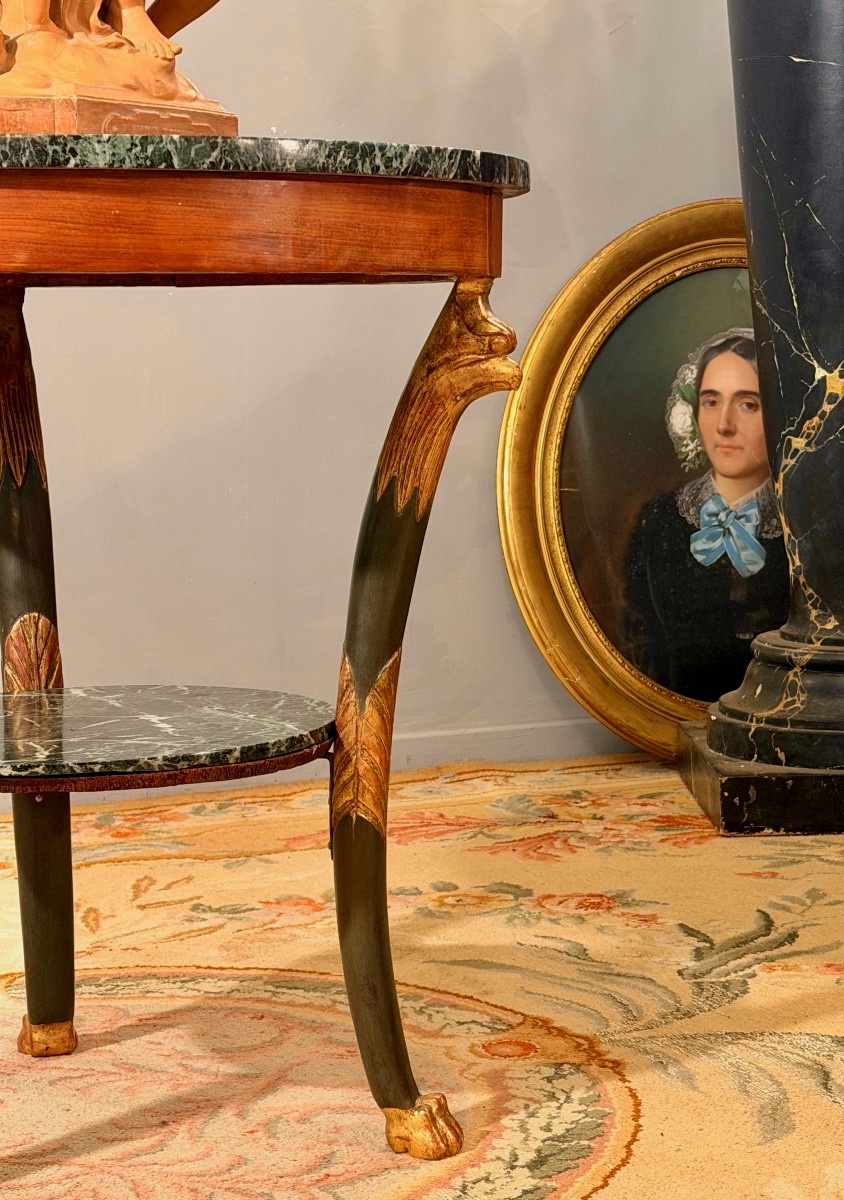 Guéridon en Acajou d'Epoque Consulat, Vers 1800-photo-5