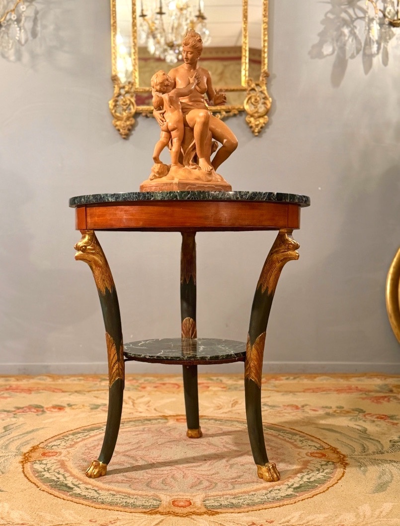 Guéridon en Acajou d'Epoque Consulat, Vers 1800