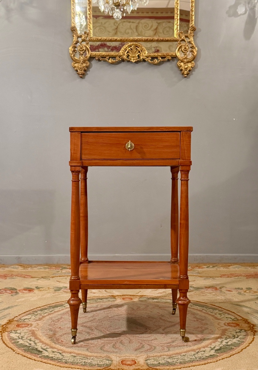 Small Directoire Period Coffee Table, Circa 1790-photo-2