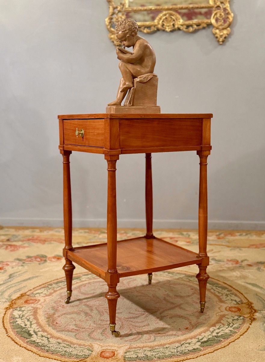 Small Directoire Period Coffee Table, Circa 1790-photo-3