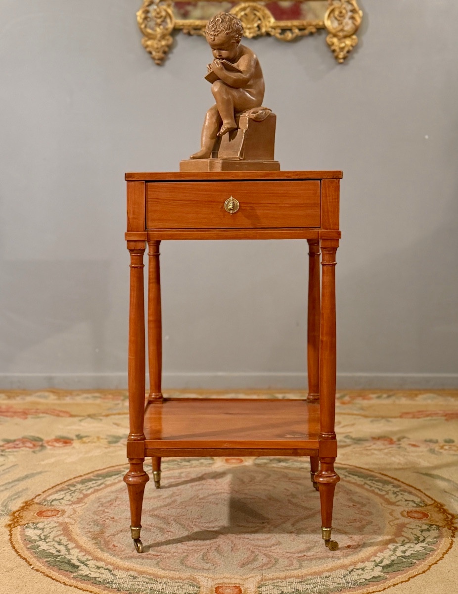 Small Directoire Period Coffee Table, Circa 1790-photo-2